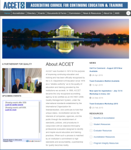 ACCET-Website